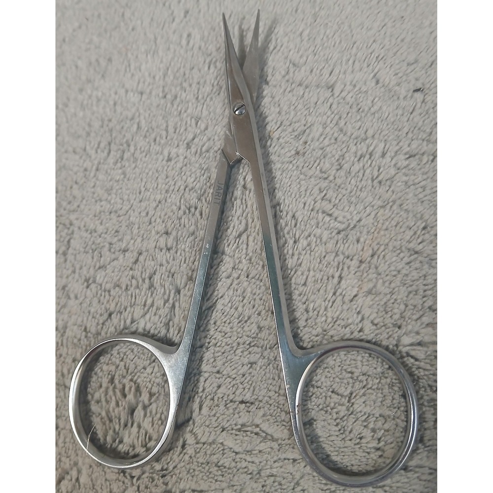 Jarit Surgical‎ Iris Scissors German Stainless Steel Fine Tip 4 Inch Curved Tip